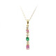 Collier en or et Saphir parme (CIRARI)