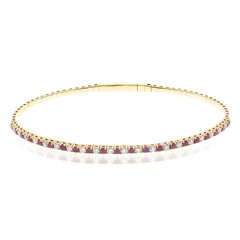 Bracelet en or et Rubis AAA du Mozambique (CIRARI)