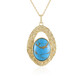 Collier en argent et Turquoise (Faszination Türkis)