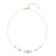 Collier en argent et Aigue-marine du Brésil