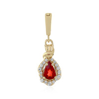 Pendentif en or et Rubis de Tanzanie