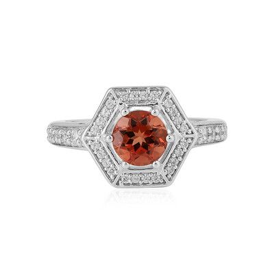 Bague en argent et Andésine