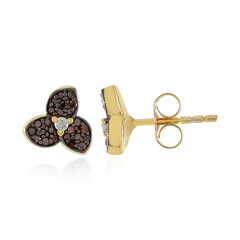 Boucles d'oreilles en argent et Diamant I3 (J)