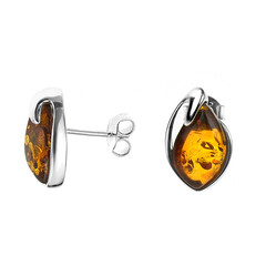 Boucles d'oreilles en argent et Ambre baltique