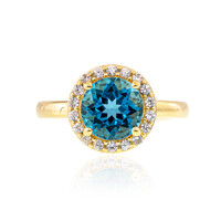 Bague en argent et Topaze de Marambaia