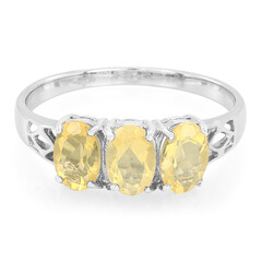 Bague en argent et Opale de Feu