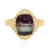 Bague en argent et Fluorite
