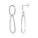 Boucles d'oreilles en argent et Zircon