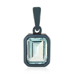 Pendentif en argent et Topaze bleu ciel