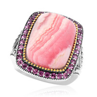 Bague en argent et Rhodochrosite