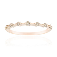 Bague en or et Diamant rose de France SI1 d'Argyle 