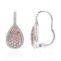 Boucles d'oreilles en or et Diamant rose I1 (CIRARI)