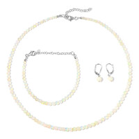 Parure en argent et Opale Welo