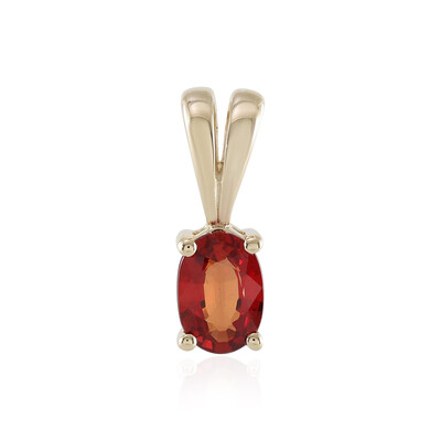 Pendentif en or et Rubis de Tanzanie