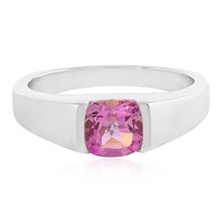 Bague en argent et Topaze jubilaire