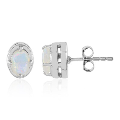 Boucles d'oreilles en argent et Opale Welo