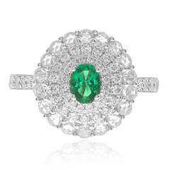 Bague en or et Emeraude de Colombie (CIRARI)