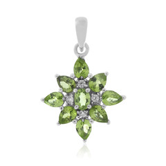 Pendentif en argent et Péridot