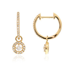 Boucles d'oreilles en or et Diamant I1 (H) (de Melo)