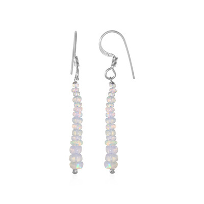 Boucles d'oreilles en argent et Opale Welo