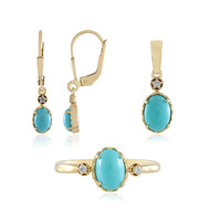 Parure en argent et Turquoise Sleeping Beauty (Faszination Türkis)