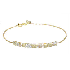 Bracelet en argent et Topaze blanche (Adela Silber)