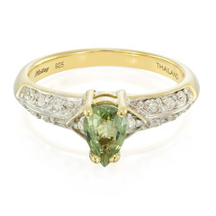 Bague en argent et Tourmaline Paraïba