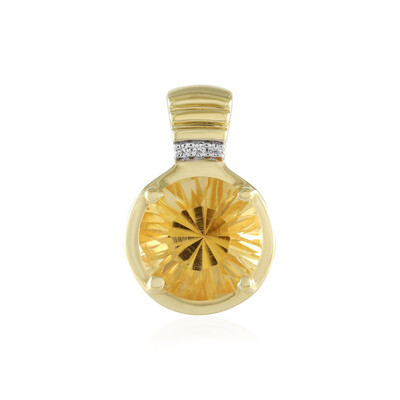 Pendentif en argent et Citrine