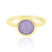 Bague en argent et Jade lavande