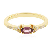 Bague en argent et Spinelle lavande