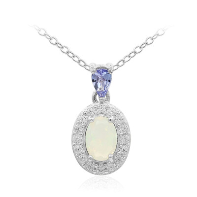 Collier en argent et Opale Welo