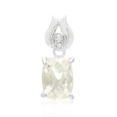 Pendentif en argent et Orthose