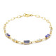 Bracelet en or et Tanzanite AAA (CIRARI)
