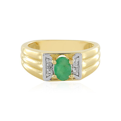 Bague en argent et Emeraude de Socoto