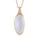 Collier en argent et Pierre de Lune blanche (KM by Juwelo)