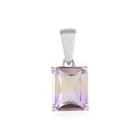 Pendentif en argent et Amétrine