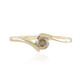Bague en or et Diamant champagne SI2
