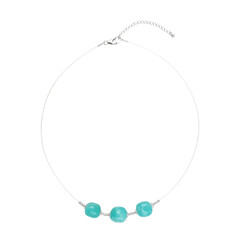 Collier en argent et Amazonite