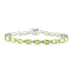 Bracelet en argent et Péridot