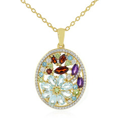 Collier en argent et Grenat d'Inde