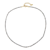 Collier en argent et Diamant couleur argent