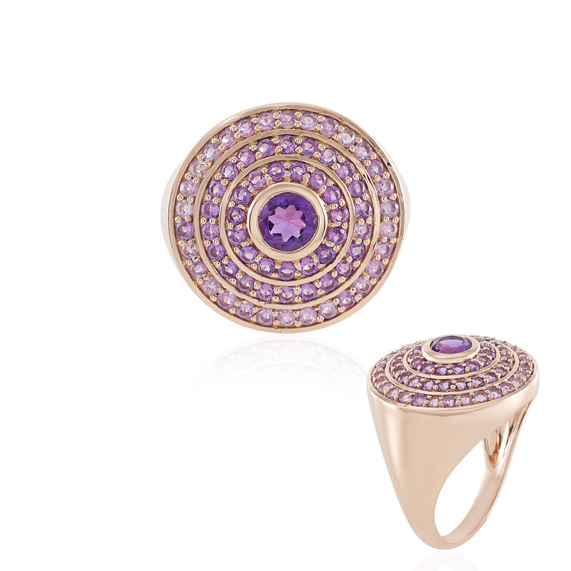 Bague en argent et Amethyste KM by Juwelo 6496QU Juwelo Bijouterie