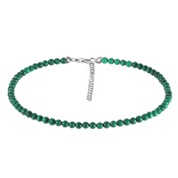 Collier en argent et Malachite