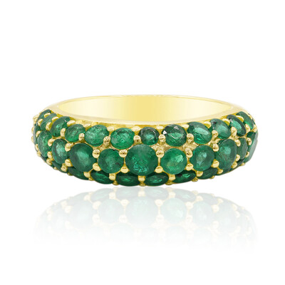 Bague en or et Emeraude de Zambie (Adela Gold)