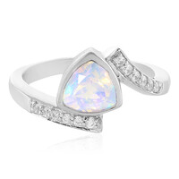 Bague en argent et Opale Welo