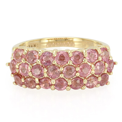 Bague en or et Saphir Padparadscha non chauffé (AMAYANI)