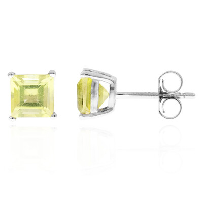 Boucles d'oreilles en argent et Quartz de l'Ouro Verde