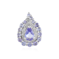 Pendentif en argent et Tanzanite