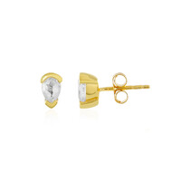 Boucles d'oreilles en argent et Topaze blanche