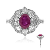 Bague en or et Rubis AAA du Mozambique (CIRARI)